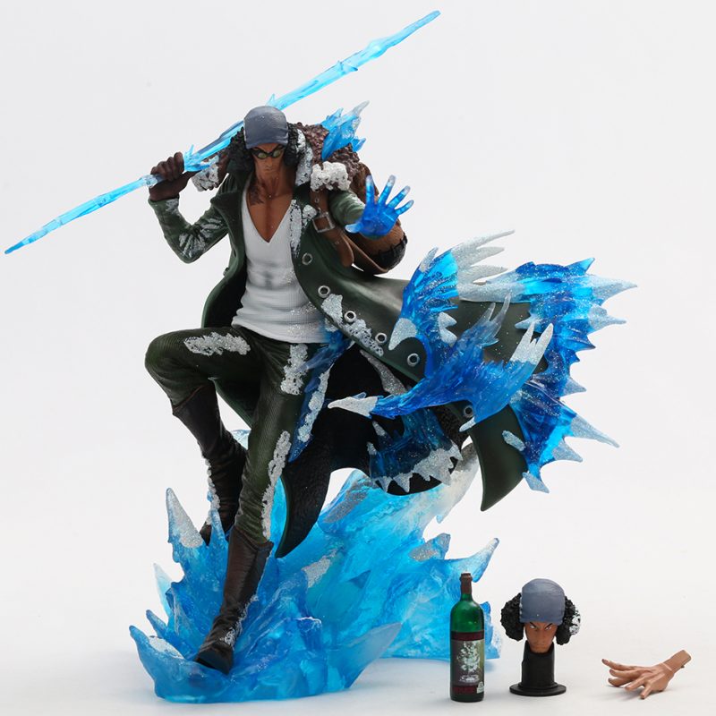 Figurine de Kuzan avec 2 T tes de R subdivision Statue GK Jouet de Collection 1 1 - Boutique One Piece - - Magasin N°1 du Manga One Piece