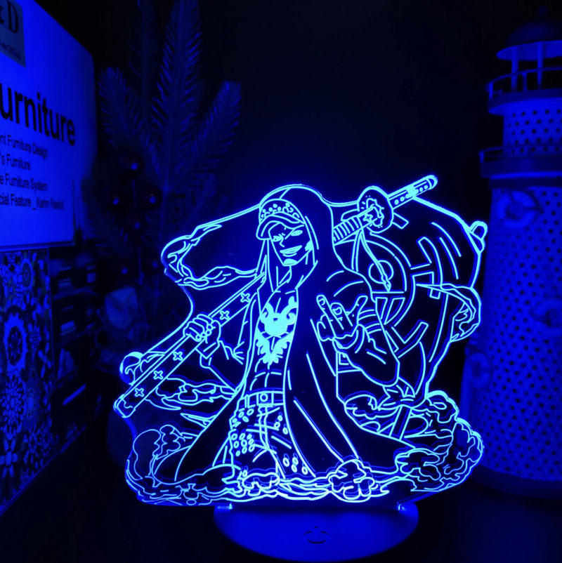 lampe 3d one piece law room - Boutique One Piece - - Magasin N°1 du Manga One Piece