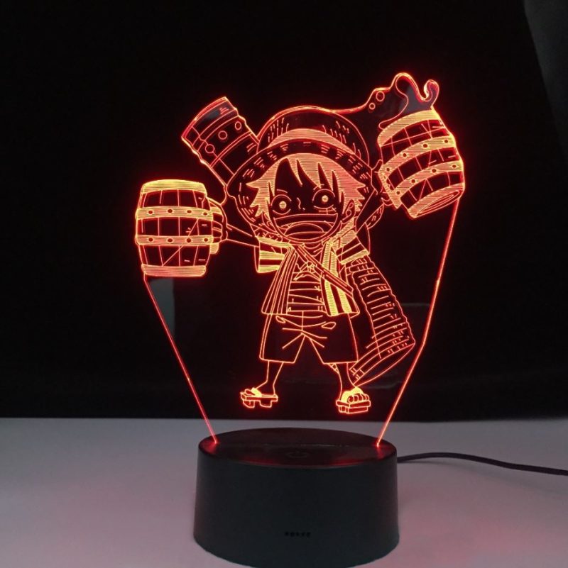 lampe 3d one piece mini luffy 1 - Boutique One Piece - - Magasin N°1 du Manga One Piece