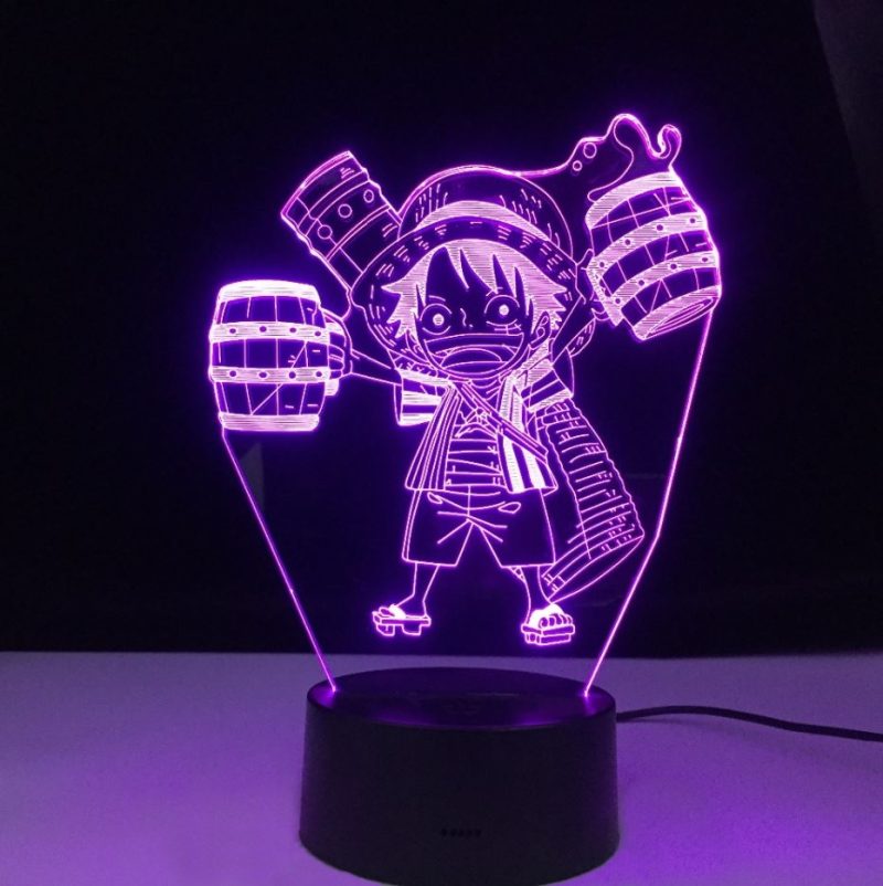 lampe 3d one piece mini luffy 2 - Boutique One Piece - - Magasin N°1 du Manga One Piece