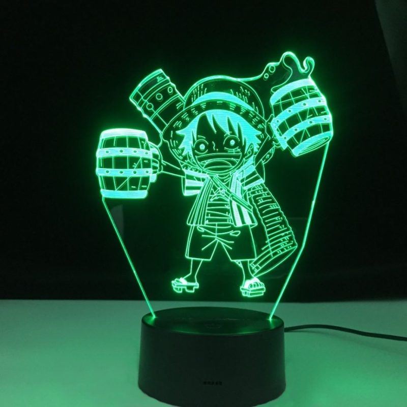 lampe 3d one piece mini luffy 3 - Boutique One Piece - - Magasin N°1 du Manga One Piece