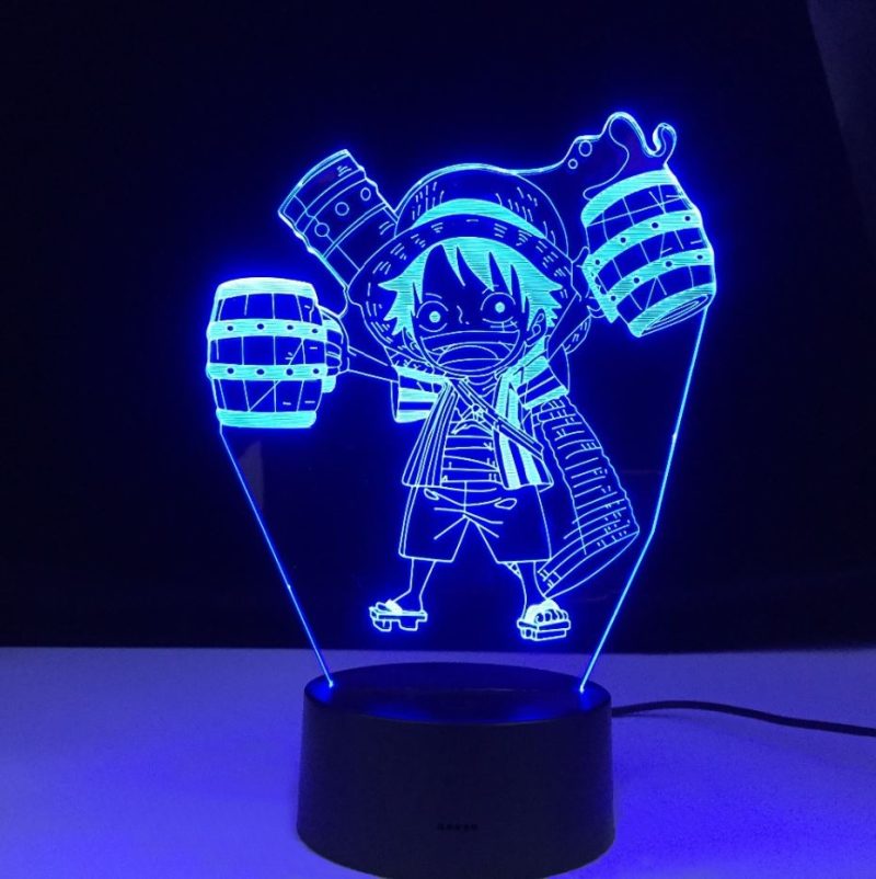 lampe 3d one piece mini luffy 4 - Boutique One Piece - - Magasin N°1 du Manga One Piece