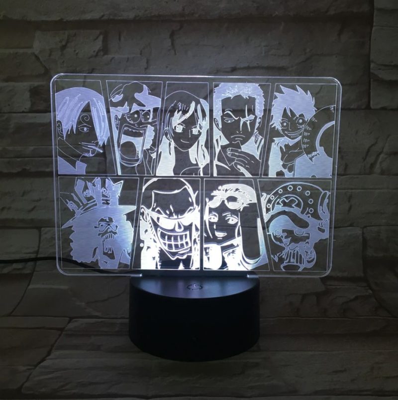 lampe 3d one piece mugiwara - Boutique One Piece - - Magasin N°1 du Manga One Piece