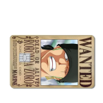 One Piece Autocollant Carte Bancaire Zoro Wanted