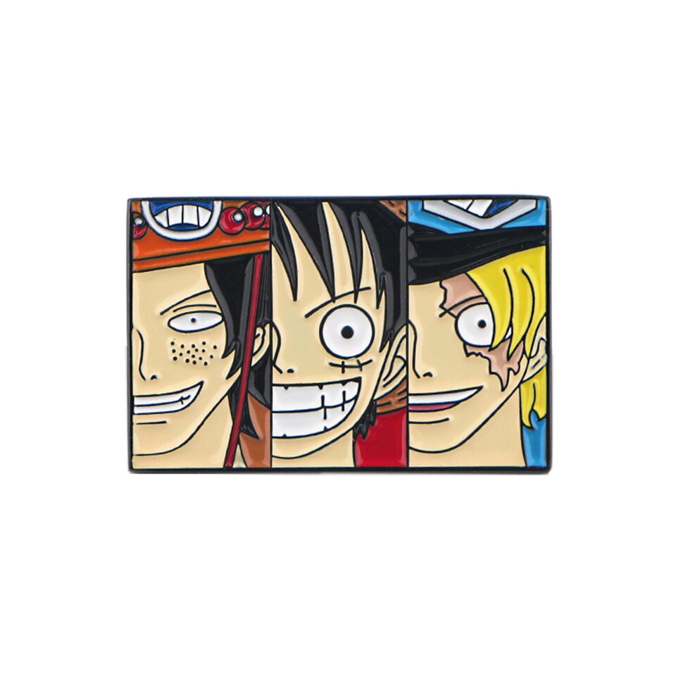 Trio de l'Équipage : Luffy, Sanji et Portgas