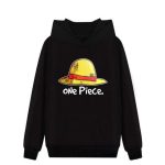 Sweat à Capuche One Piece Chapeau de Paille