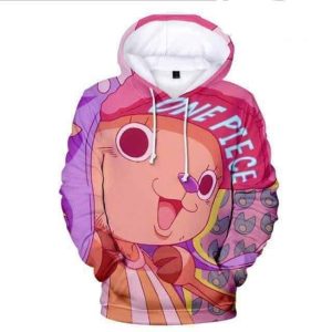 Sweat à Capuche One Piece Chopper Mignon