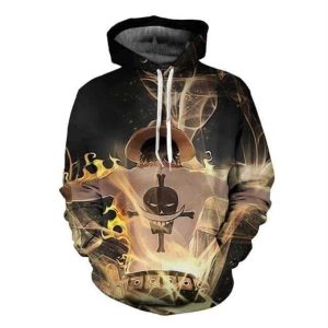 Sweat à Capuche One Piece le Sacrifice de Ace