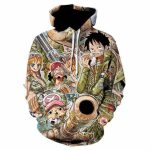 Sweat One Piece Les Chapeau De Paille Style Militaire