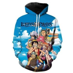 Sweat One Piece Les Mugiwara sous le Ciel