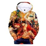 Sweat à Capuche One Piece Mugiwara