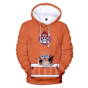 Sweatshirt One Piece Kawaii Portgas D Ace