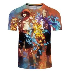 T-Shirt One Piece Ace et Marco