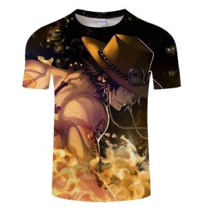 T-Shirt One Piece Ace Le Fils De Roger