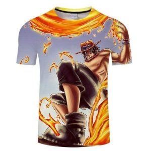 T-Shirt One Piece Ace le Frère de Sabo