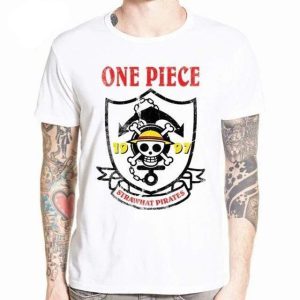 T-Shirt One Piece Emblème de Pirate