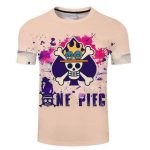 T-Shirt One Piece Logo De Ace L'homme Feu