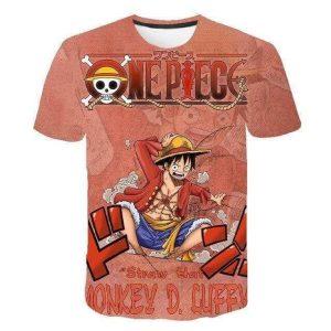 T-Shirt One Piece Luffy Capitaine du Sunny